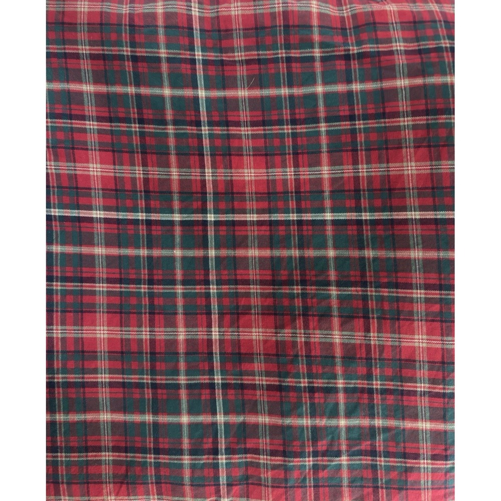 Pottery Barn Duvet Cover Lynbrook Full Queen Stewart Tartan Holiday Plaid Cotton
